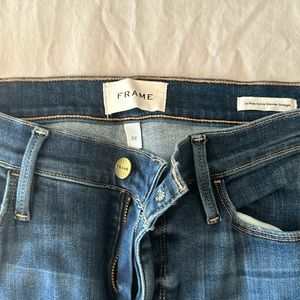 Frame Size 32 Le Pixie Sylvia Slender Straight Jeans. Gently worn a few times.